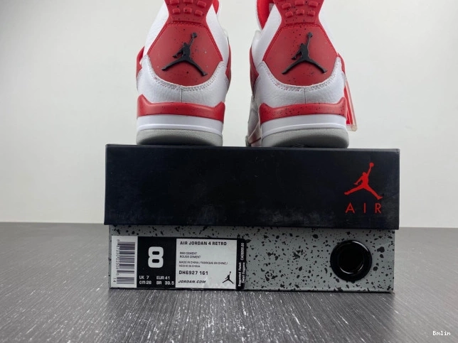 Bmlin 4 Cement Air DH6927-161 Red Jordan 0728